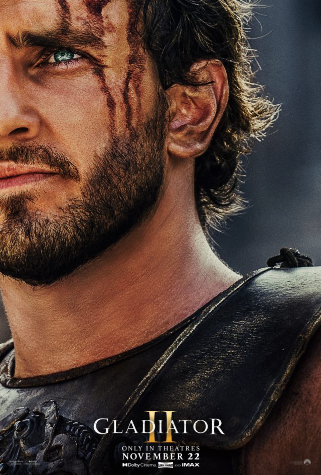 Paul Mescal as Lucius in Gladiator II.