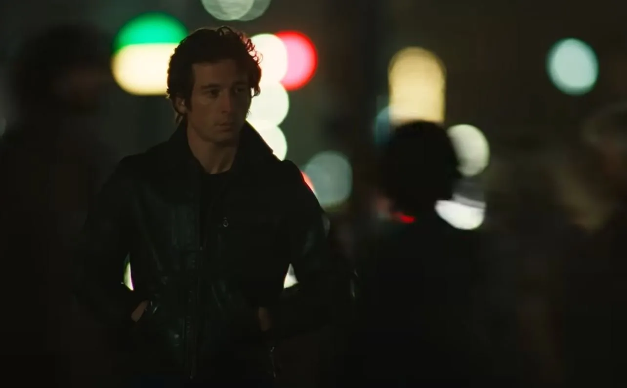 Jeremy Allen White as Bruce Springsteen in Springsteen: Deliver Me from Nowhere.