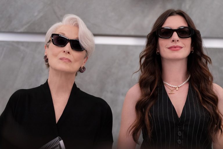 The Devil Wears Prada 2 starring Meryl Streep and Anne Hathaway.