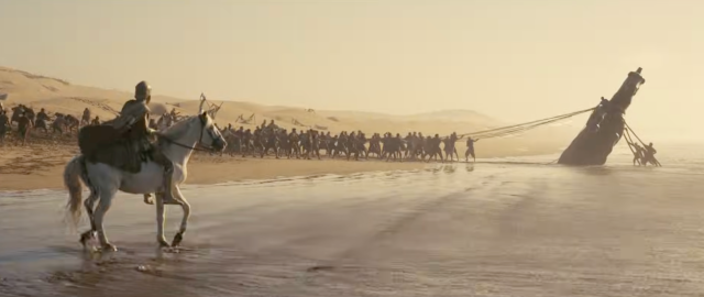 Image from Christopher Nolan's movie The Odyssey (2026).